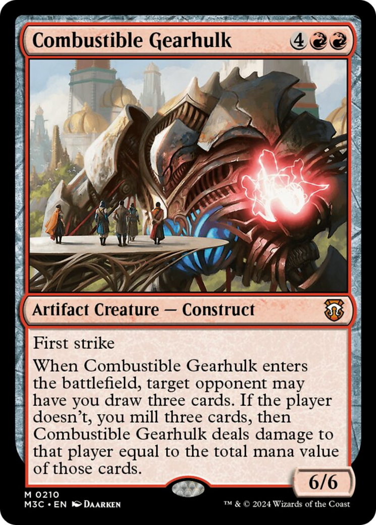 Combustible Gearhulk [Modern Horizons 3 Commander] | Total Play
