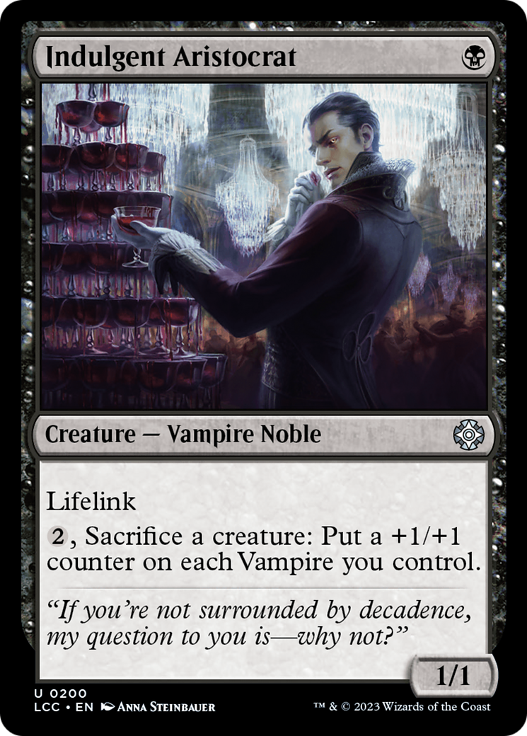 Indulgent Aristocrat [The Lost Caverns of Ixalan Commander] | Total Play