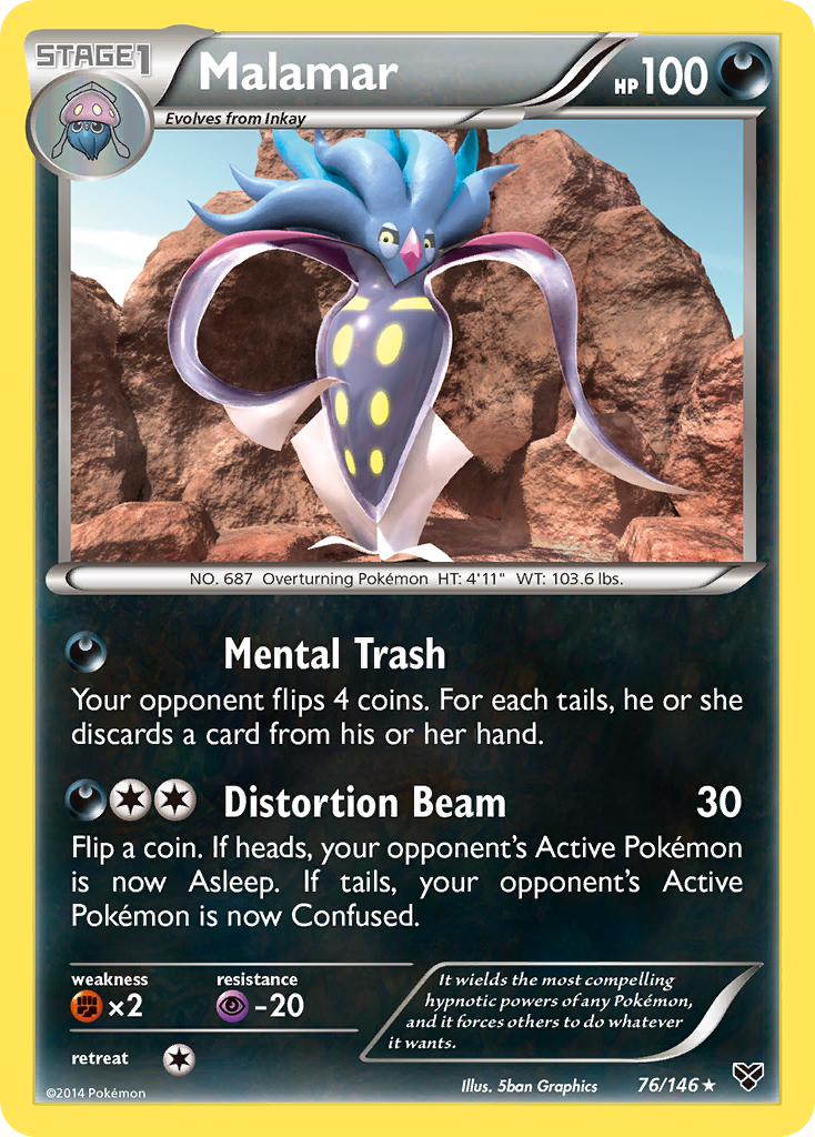 Malamar (76/146) [XY: Base Set] | Total Play