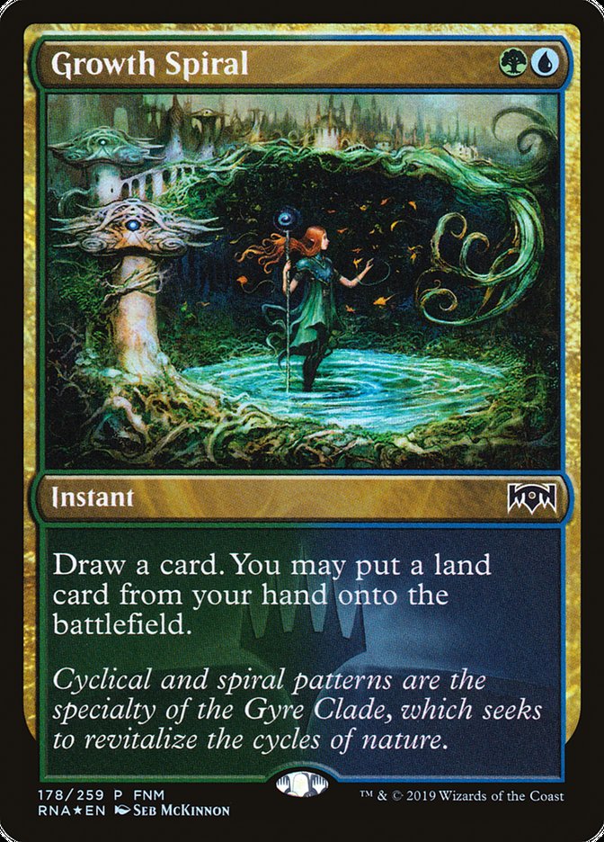 Growth Spiral (FNM) [Ravnica Allegiance Promos] | Total Play