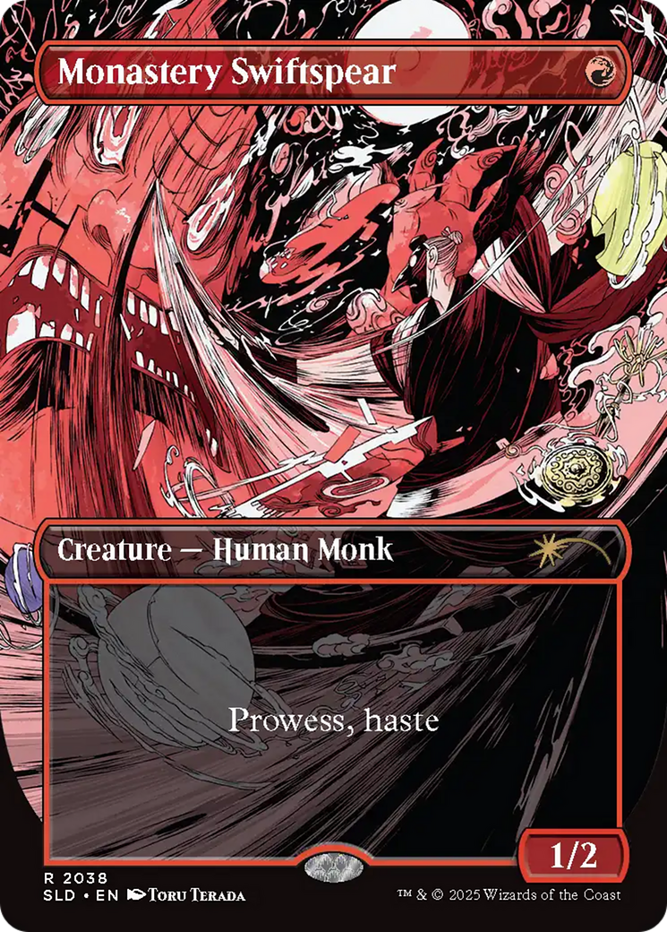 Monastery Swiftspear (2038) (Rainbow Foil) [Secret Lair Drop Series] | Total Play