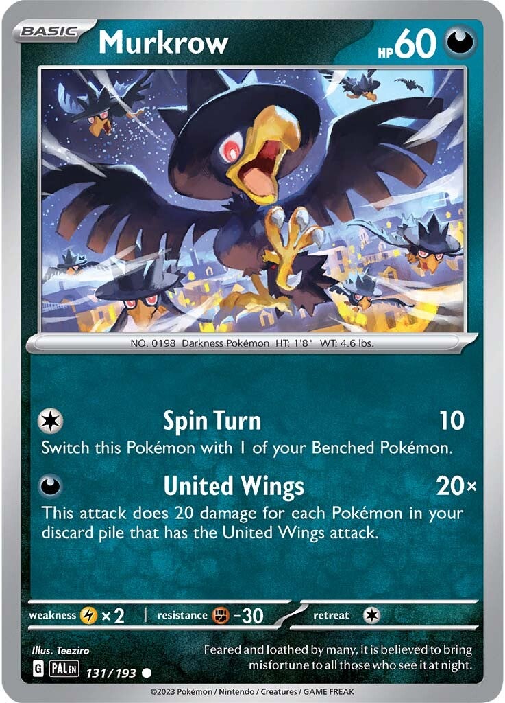 Murkrow (131/193) [Scarlet & Violet: Paldea Evolved] | Total Play