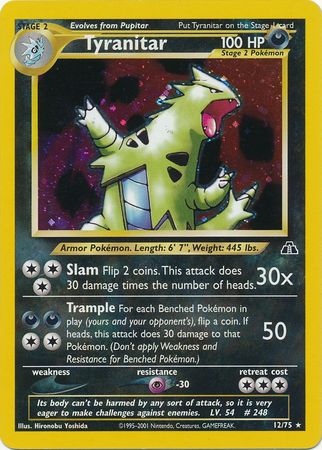 Tyranitar (12/75) [Neo Discovery Unlimited] | Total Play