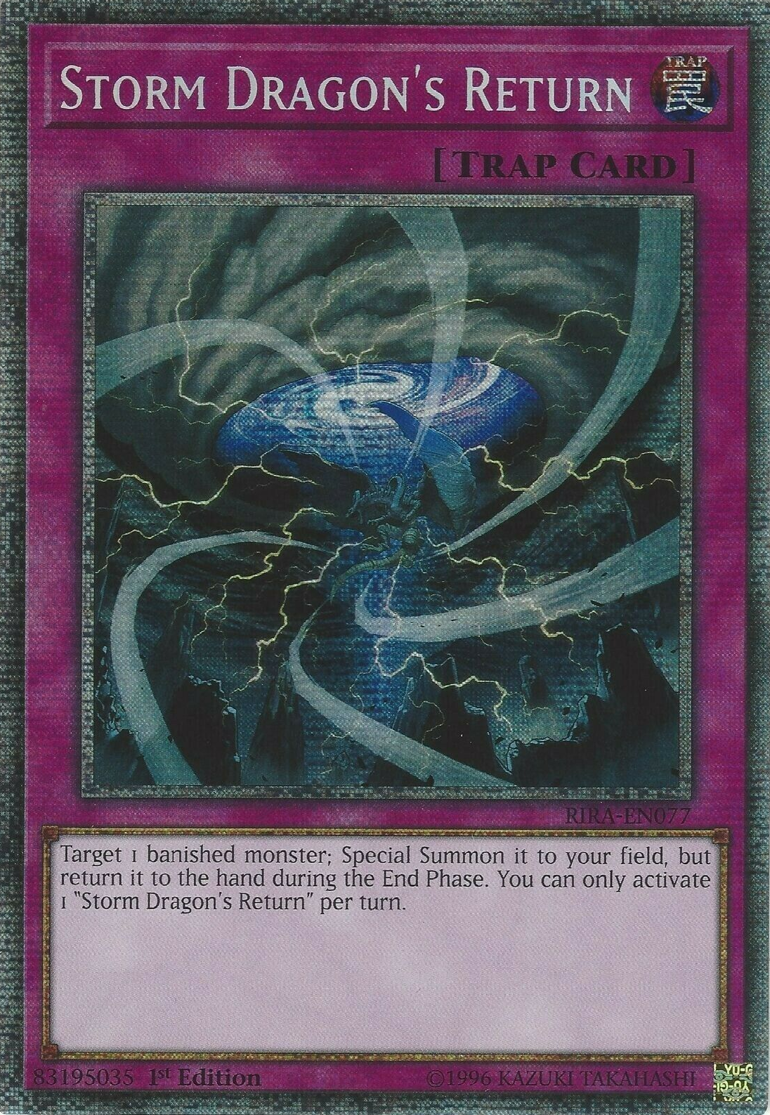 Storm Dragon's Return [RIRA-EN077] Starlight Rare | Total Play