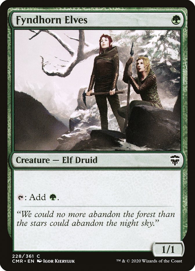 Fyndhorn Elves [Commander Legends] | Total Play
