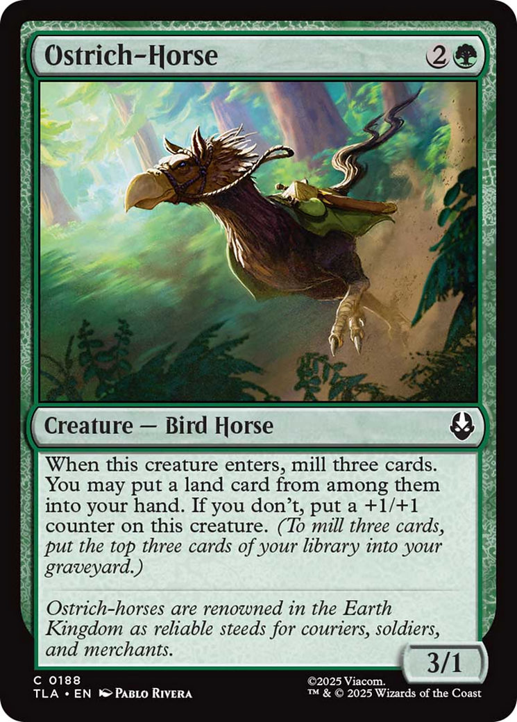 Ostrich-Horse [Avatar: The Last Airbender] | Total Play