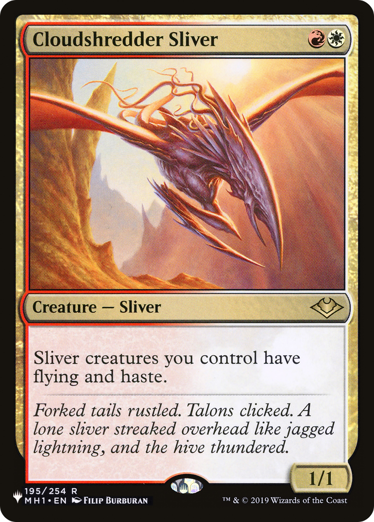 Cloudshredder Sliver (MH1) [The List] | Total Play