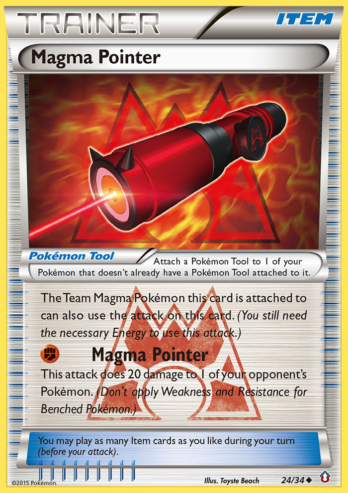 Magma Pointer (24/34) [XY: Double Crisis] | Total Play