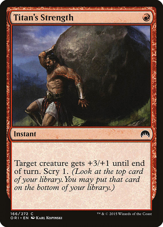 Titan's Strength [Magic Origins] | Total Play