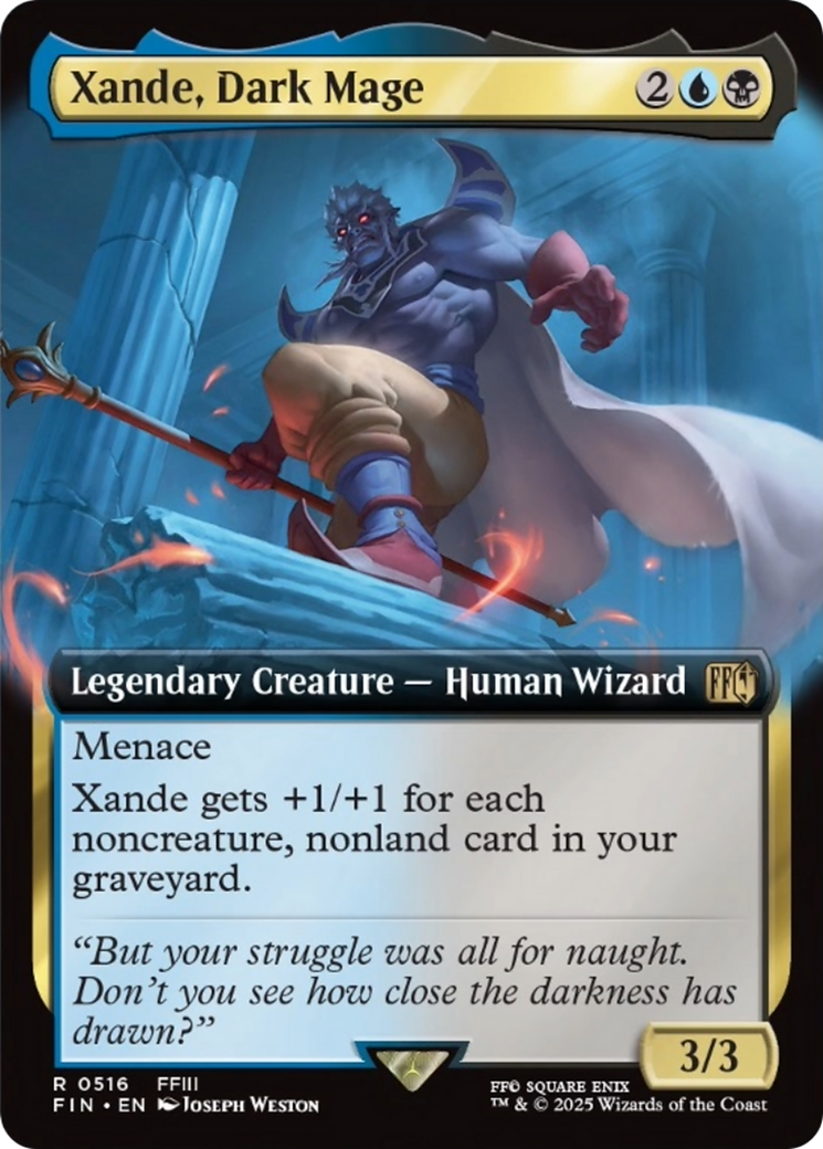 Xande, Dark Mage (Extended Art) [FINAL FANTASY] | Total Play