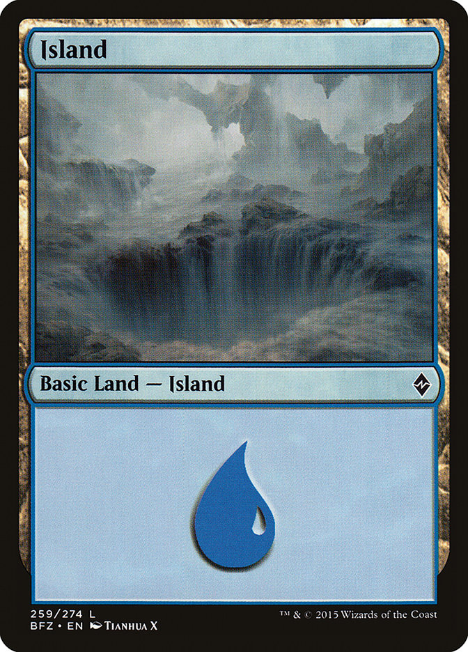 Island (259) [Battle for Zendikar] | Total Play