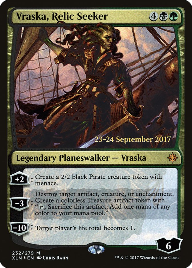 Vraska, Relic Seeker [Ixalan Prerelease Promos] | Total Play