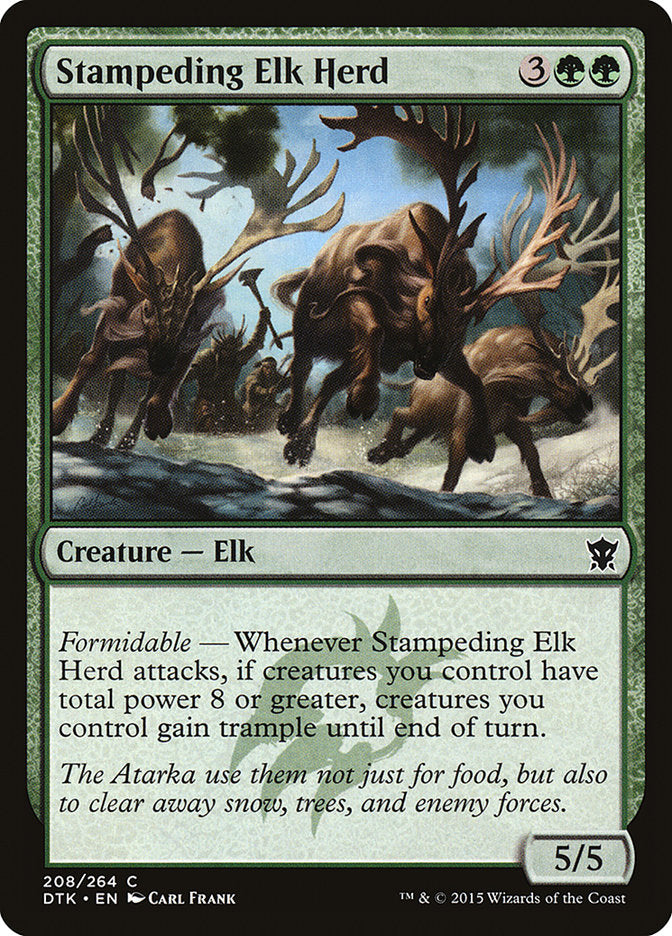 Stampeding Elk Herd [Dragons of Tarkir] | Total Play