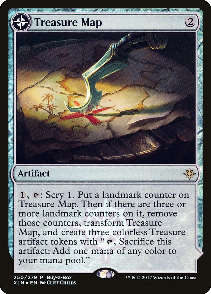 Treasure Map // Treasure Cove (Buy-A-Box) [Ixalan Treasure Chest] | Total Play
