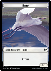 Copy (54) // Bird Double-Sided Token [Commander Masters Tokens] | Total Play