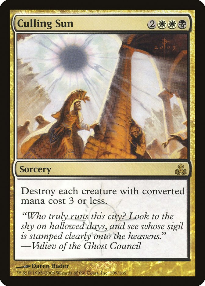 Culling Sun [Guildpact] | Total Play