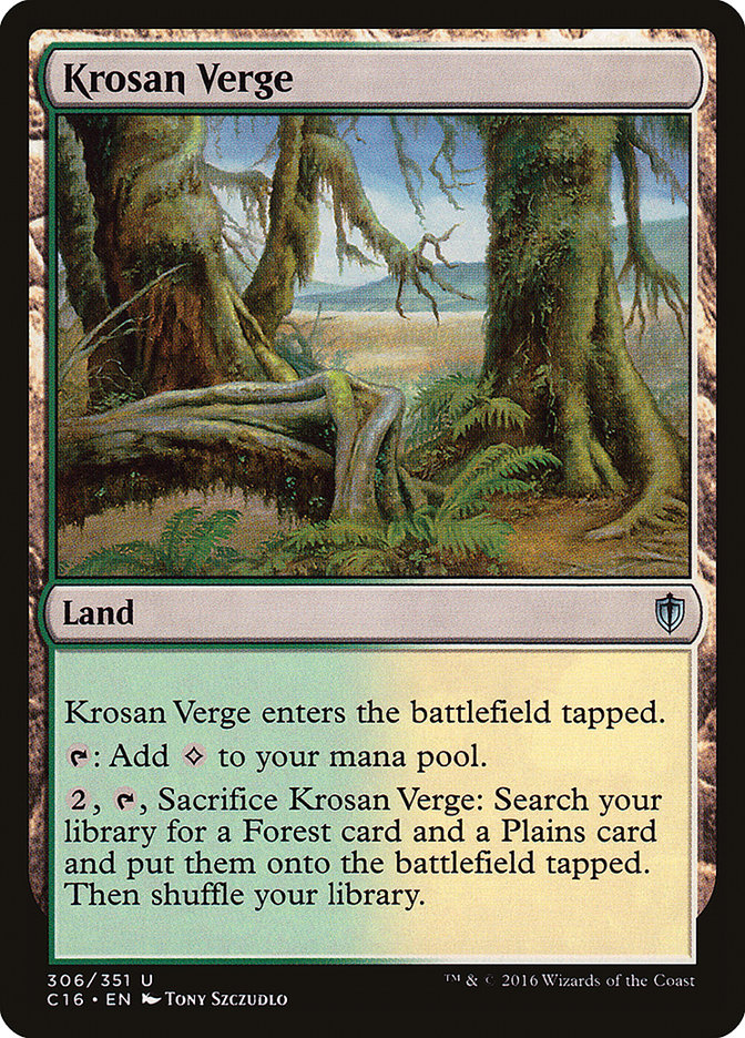 Krosan Verge [Commander 2016] | Total Play
