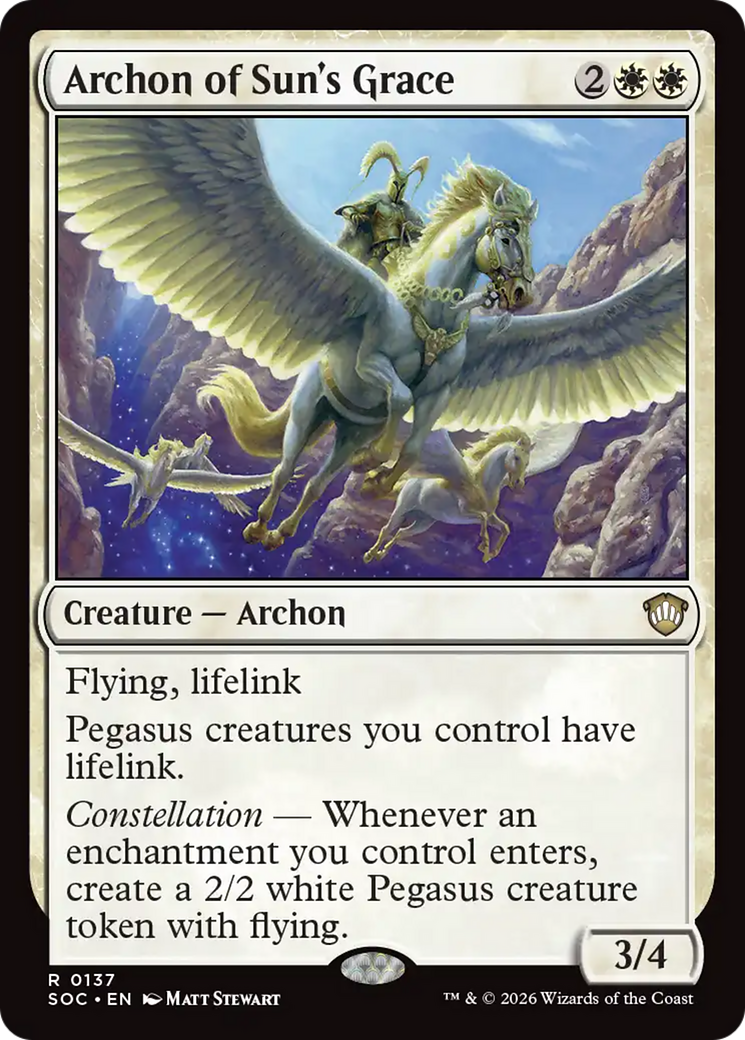 Archon of Sun's Grace [Secrets of Strixhaven Commander] | Total Play