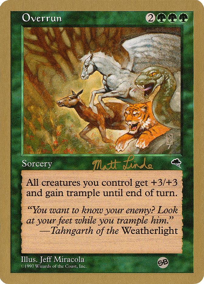 Overrun (Matt Linde) (SB) [World Championship Decks 1999] | Total Play