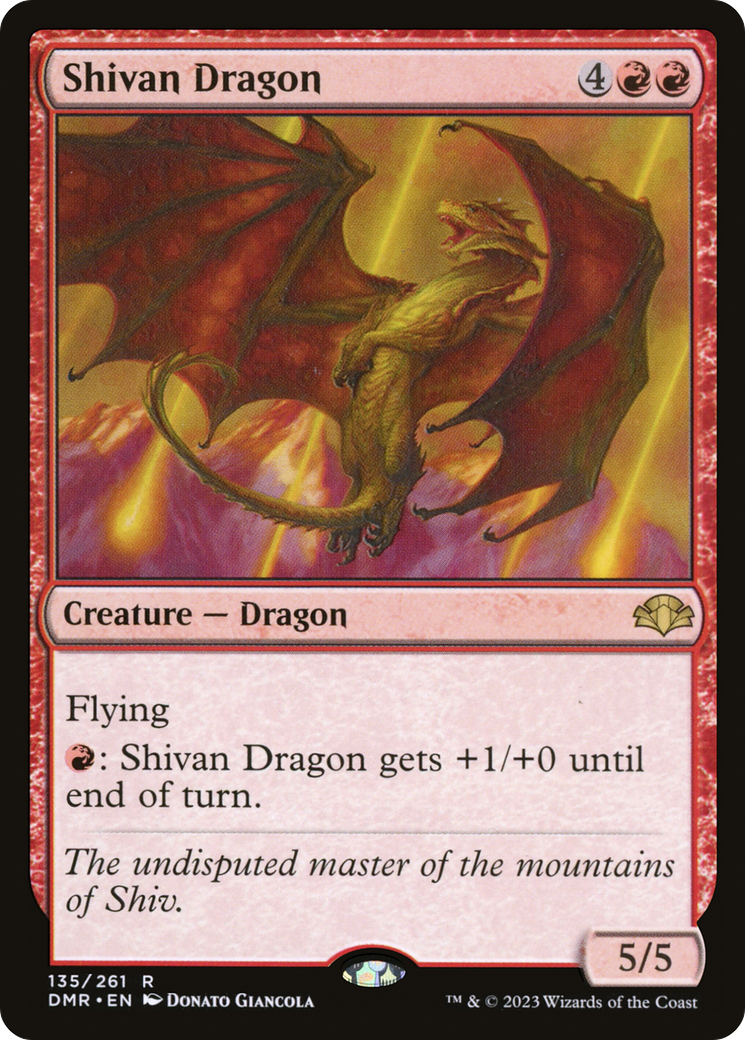 Shivan Dragon [Dominaria Remastered] | Total Play