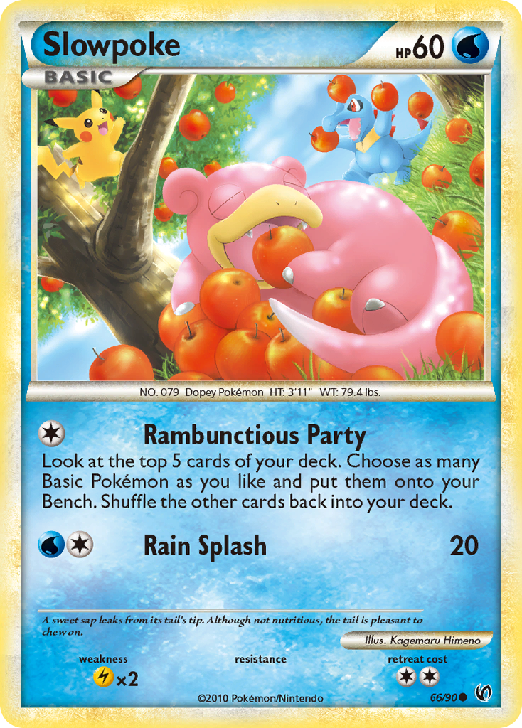 Slowpoke (66/90) [HeartGold & SoulSilver: Undaunted] | Total Play