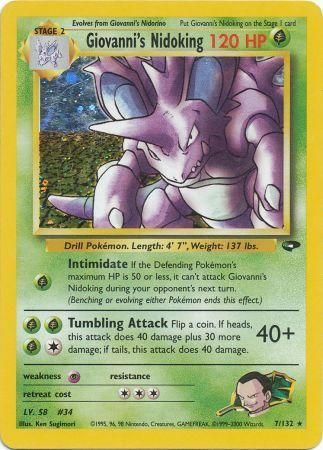 Giovanni's Nidoking (7/132) [Gym Challenge Unlimited] | Total Play