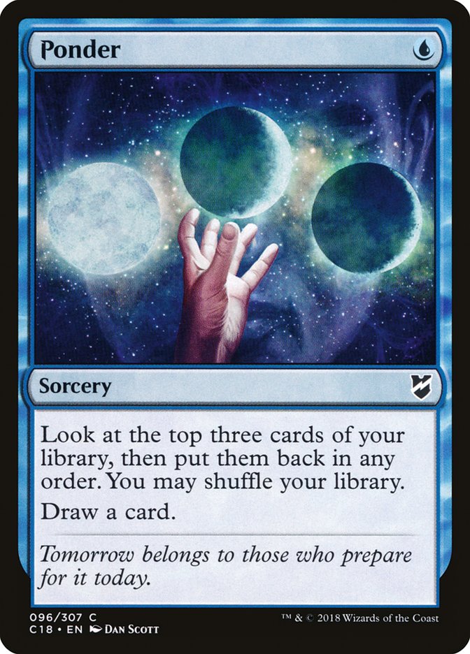Ponder [Commander 2018] | Total Play