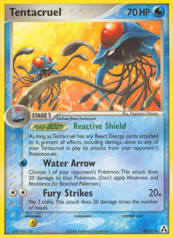 Tentacruel (45/92) [EX: Legend Maker] | Total Play