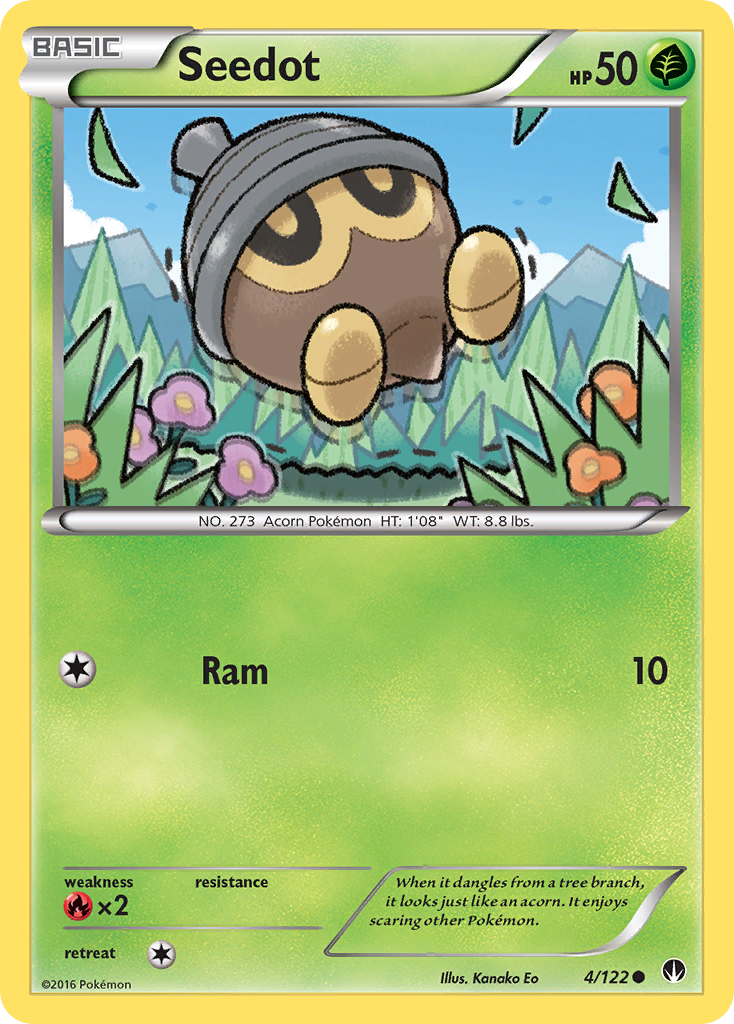 Seedot (4/122) [XY: BREAKpoint] | Total Play