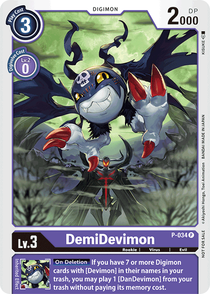 DemiDevimon [P-034] [Promotional Cards] | Total Play