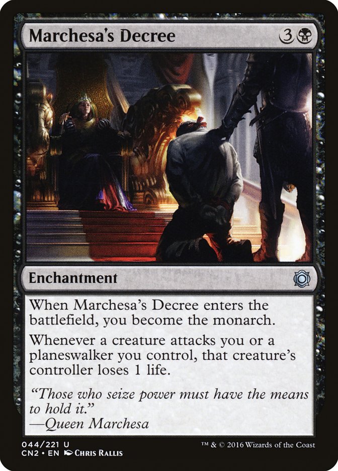 Marchesa's Decree [Conspiracy: Take the Crown] | Total Play