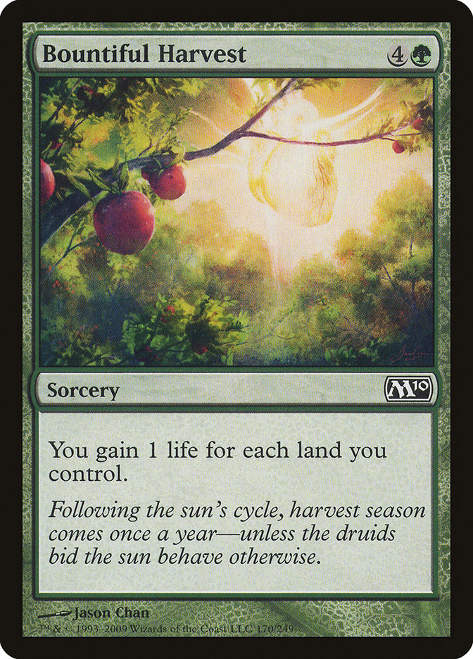 Bountiful Harvest [Magic 2010] | Total Play