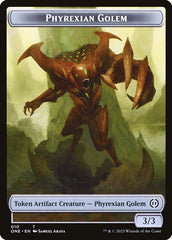 Phyrexian Goblin // Phyrexian Golem Double-Sided Token [Phyrexia: All Will Be One Tokens] | Total Play