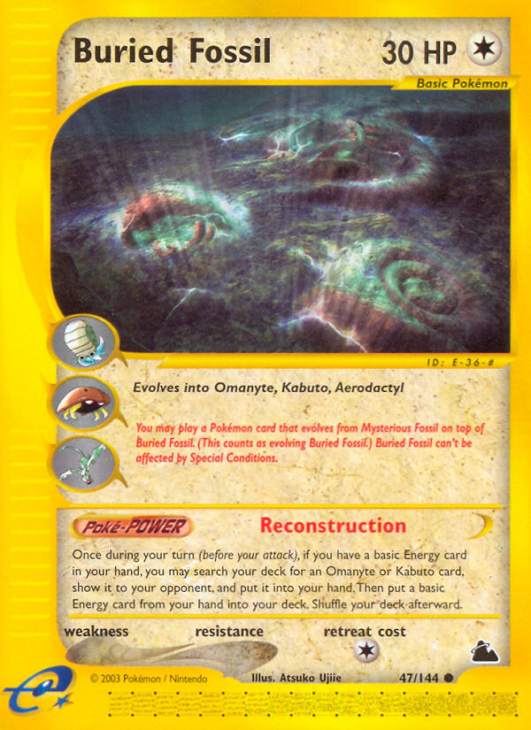Buried Fossil (47/144) [Skyridge] | Total Play