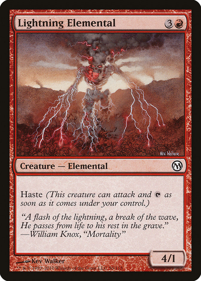 Lightning Elemental [Duels of the Planeswalkers] | Total Play