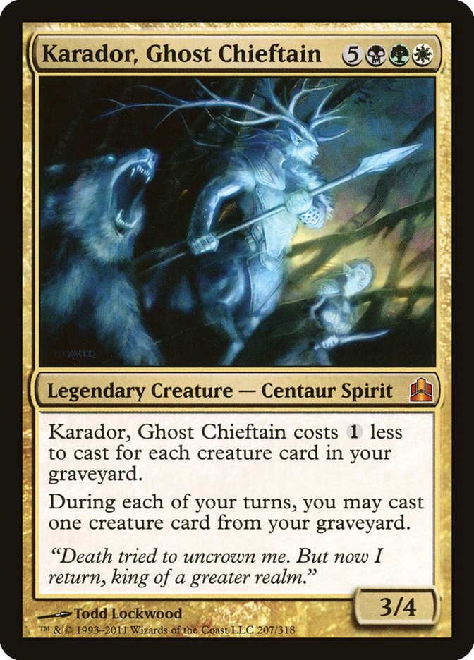 Karador, Ghost Chieftain [Commander 2011] | Total Play