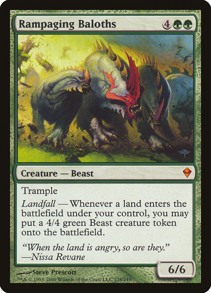 Rampaging Baloths (Oversized) [Oversize Cards] | Total Play