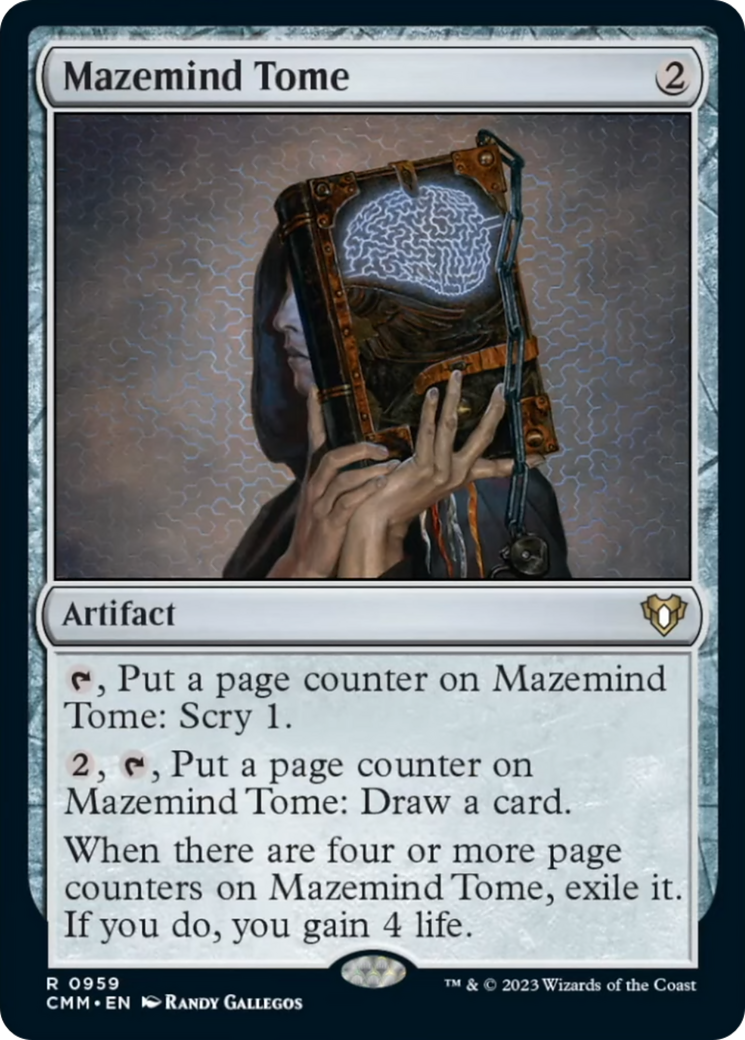 Mazemind Tome [Commander Masters] | Total Play