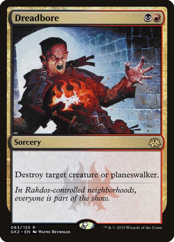 Dreadbore [Ravnica Allegiance Guild Kit] | Total Play
