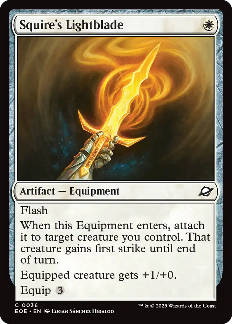 Squire's Lightblade [Edge of Eternities] | Total Play