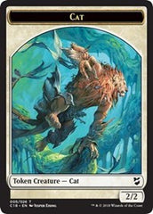 Cat // Soldier Double-Sided Token [Commander 2018 Tokens] | Total Play