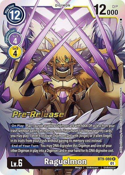 Raguelmon [BT9-080] [X Record Pre-Release Promos] | Total Play
