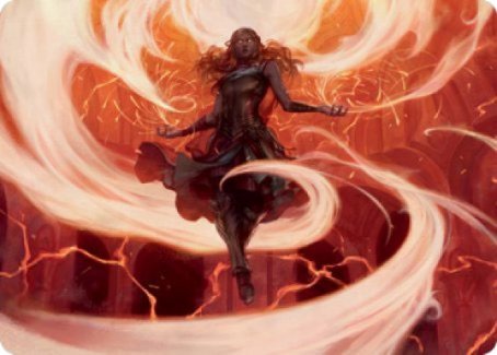 Crackle with Power Art Card [Strixhaven: School of Mages Art Series] | Total Play