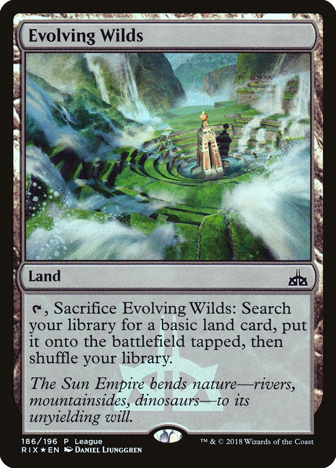 Evolving Wilds (League) [Rivals of Ixalan Promos] | Total Play