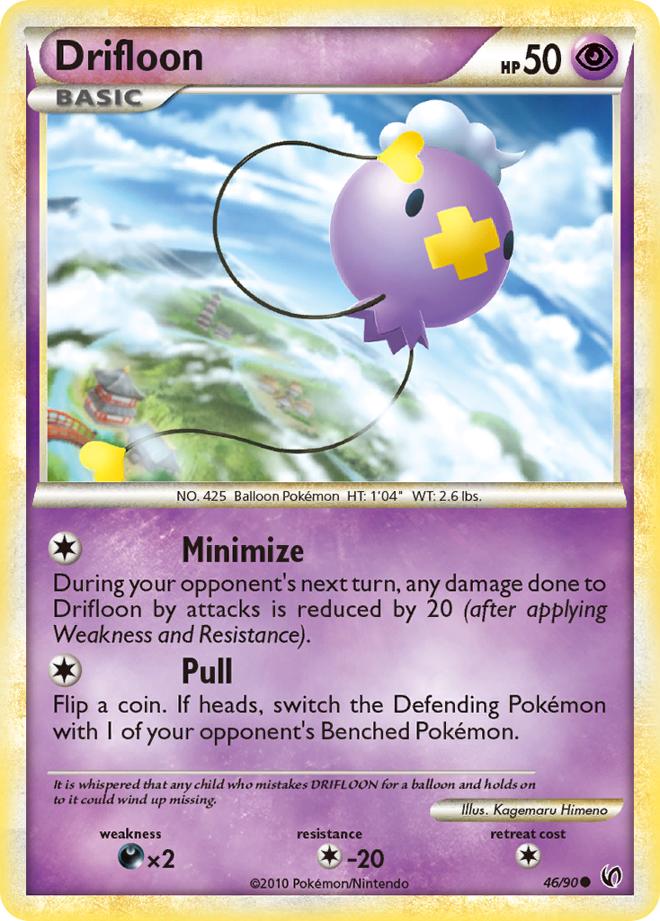 Drifloon (46/90) [HeartGold & SoulSilver: Undaunted] | Total Play