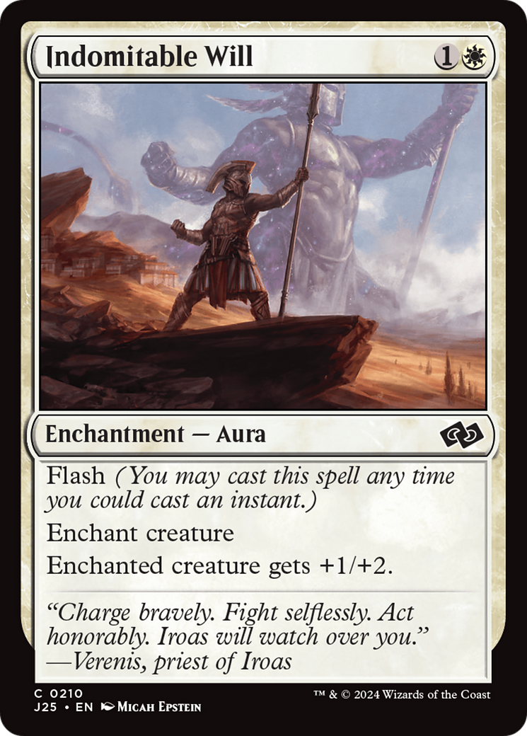 Indomitable Will [Foundations Jumpstart] | Total Play