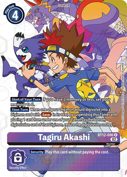 Tagiru Akashi [BT12-096] (Alternate Art) [Across Time] | Total Play