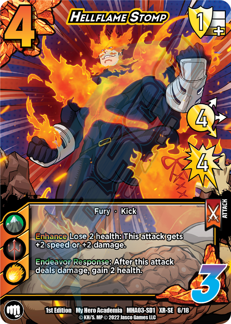 Hellflame Stomp [Endeavor Clash Deck XR] | Total Play