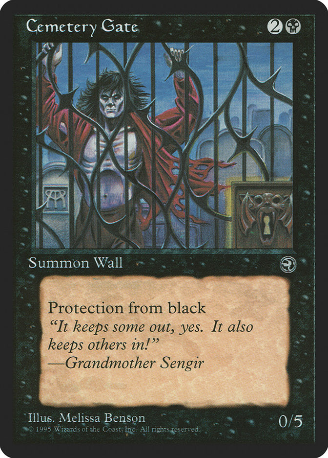 Cemetery Gate (Grandmother Sengir Flavor Text) [Homelands] | Total Play