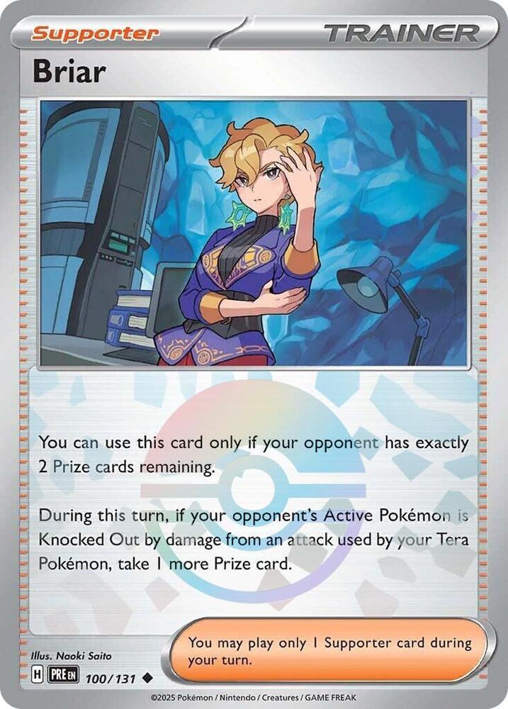 Briar (100/131) (Poke Ball Pattern) [Scarlet & Violet: Prismatic Evolutions] | Total Play